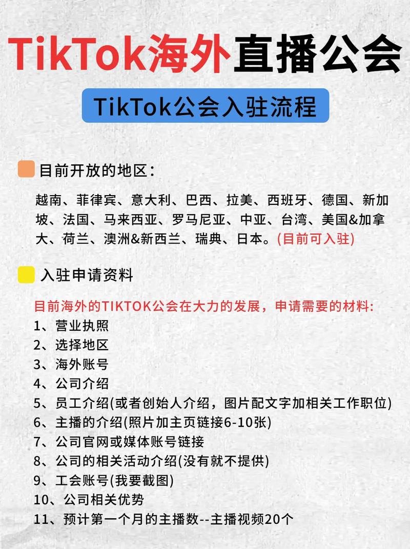 tiktok巴西直播加速_TikTok巴西公会入驻流程_TikTok巴西公会入驻要求
