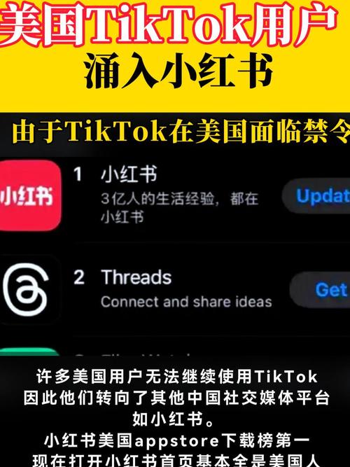 TikTok禁令影响小红书_美国tiktok直播专线_美国用户涌入小红书