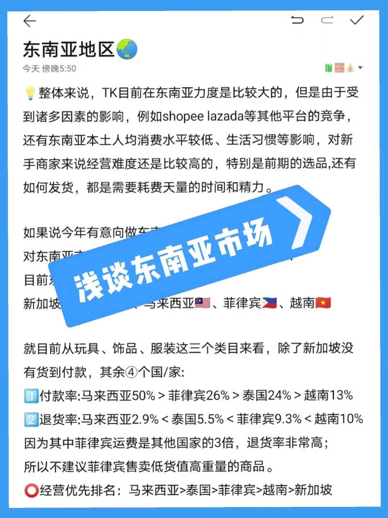 跨境tiktok专线加速_东南亚电商市场潜力分析_内贸困局突破东南亚市场攻略